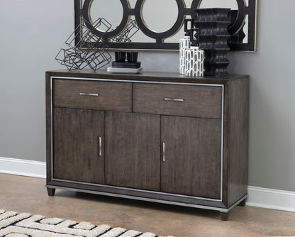 Counter Point - Credenza - Dark Brown