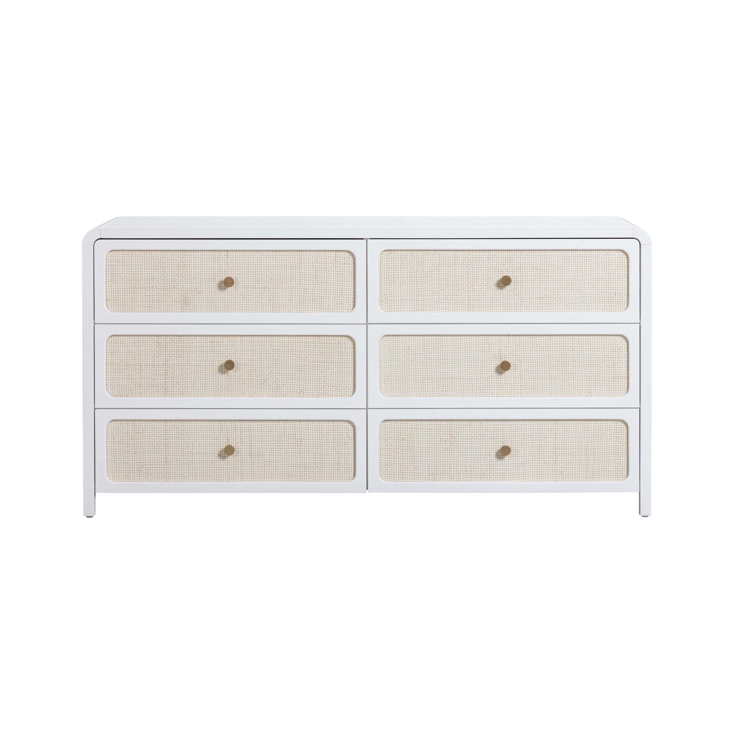 Patty - Rattan 6 Drawer Dresser