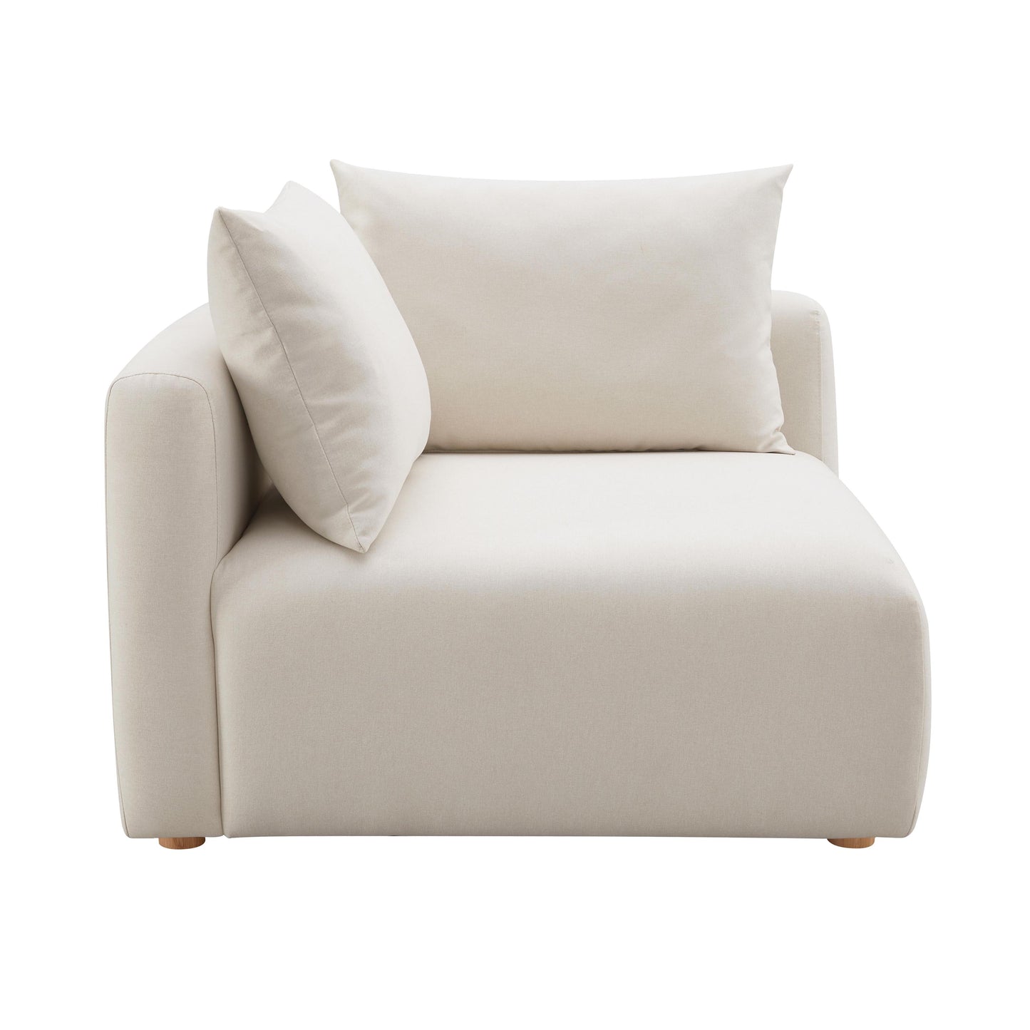 Hangover - Linen Modular Corner Chair - Cream