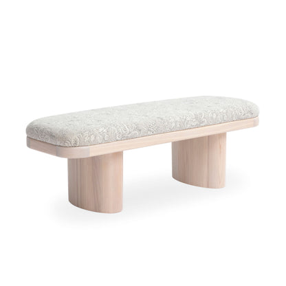Ollie - Floral Jacquard Bench