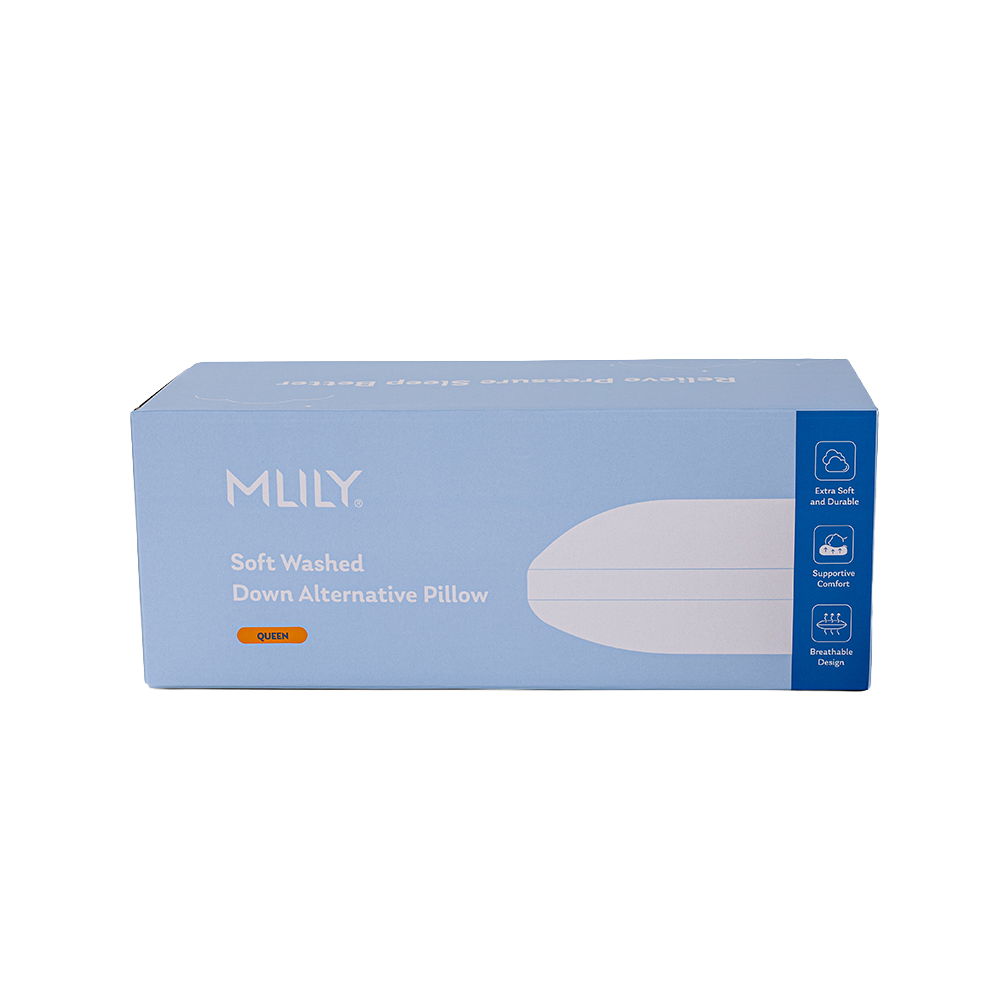 MLILY Soft Washed Down Alternative Pillow