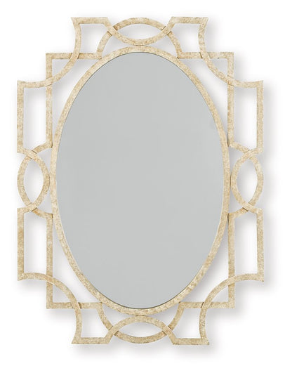 Fulkmore - Accent Mirror - Antique Gold Finish