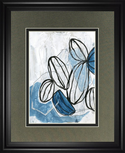 Lanterns I By June Erica Vess - Blue