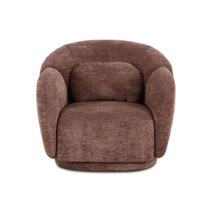 Misty - Knubby Fabric Accent Chair
