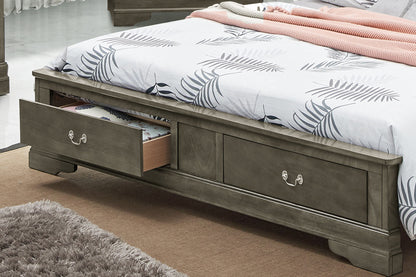 Glory Furniture - Louis Phillipe - Storage Bed