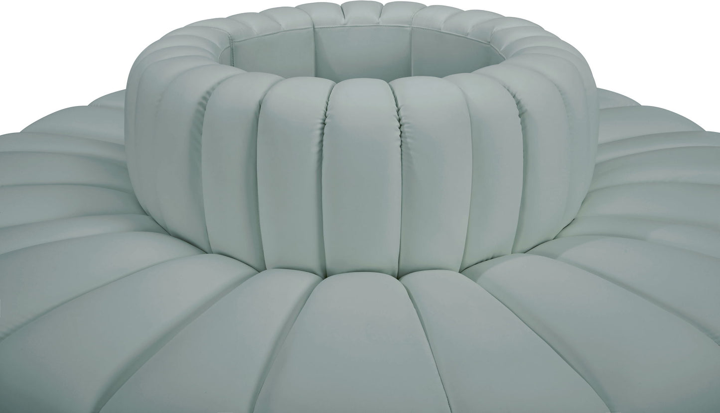 Arc - Faux Leather 8 Piece Round Modular Sofa