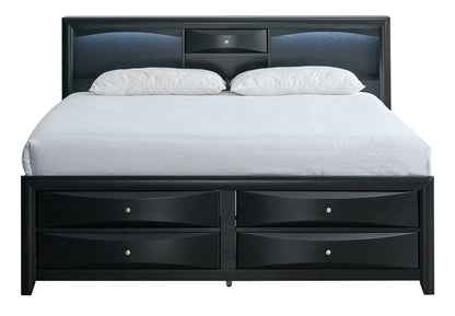 Glory Furniture - Marilla - Storage Bed With Lighting
