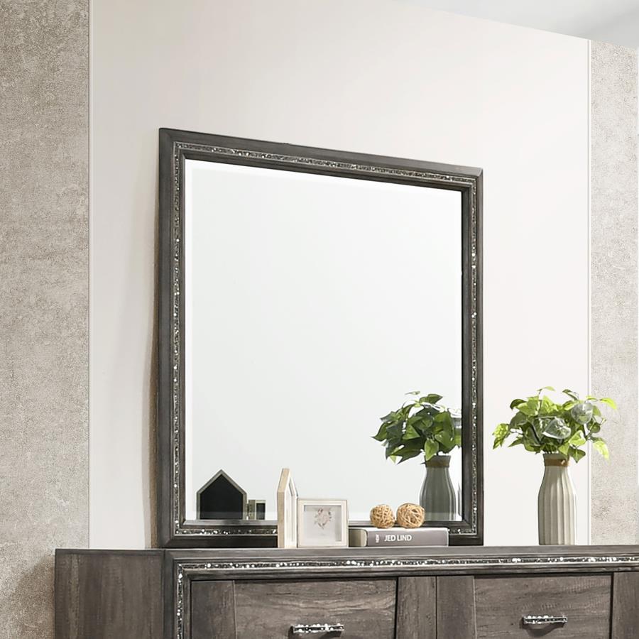 Janine - Dresser Mirror - Gray