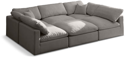 Plush - 6 Piece Modular Sectional