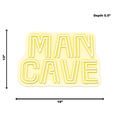 Neon Man Cave - Yellow