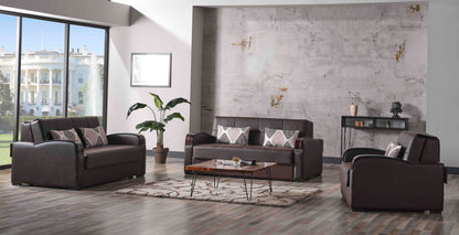 Ottomanson Sleep Plus - Upholstered Convertible Armchair With Storage