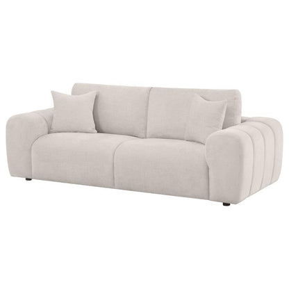 Burnett - Chenille Upholstered Wide Arm Sofa