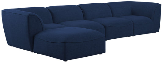 Miramar - Modular Sectional 5 Piece - Navy - Modern & Contemporary