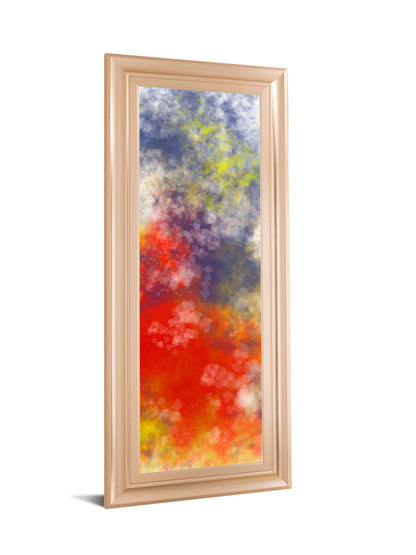 Vapor I. B By Jason Johnson - Framed Print Wall Art - Red