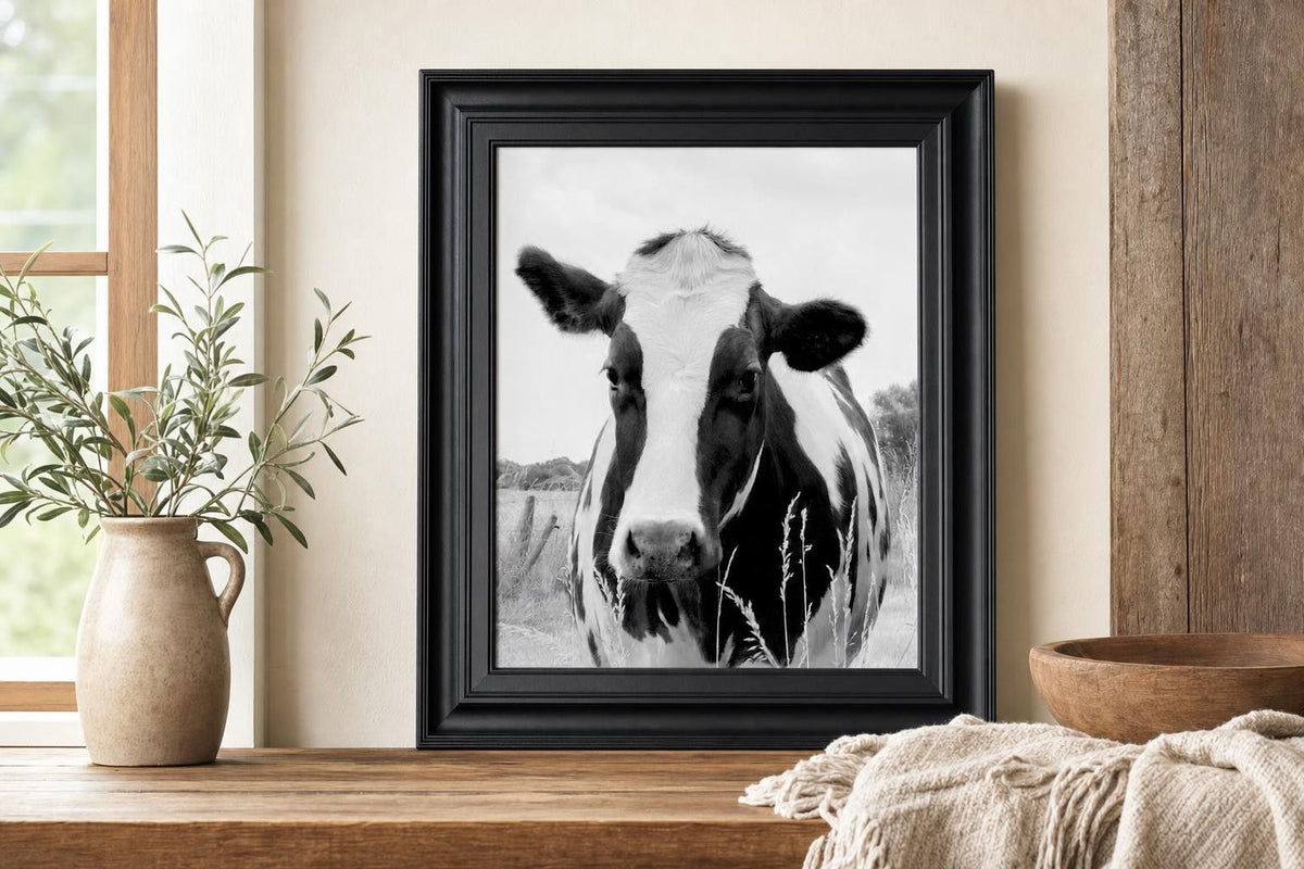 22x26 On the Pasture By Lars Van De Goor - Dark Gray