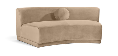 Avra - Velvet Performance Fabric Upholstered Armless Sofa