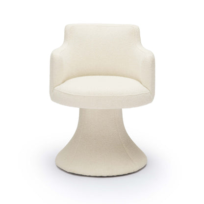 Jeffree - Performance Boucle Swivel Dining Chair