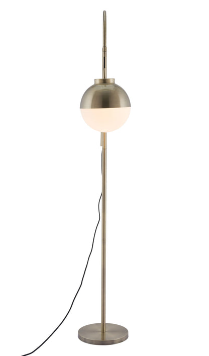 Waterloo - Floor Lamp - White / Bronze