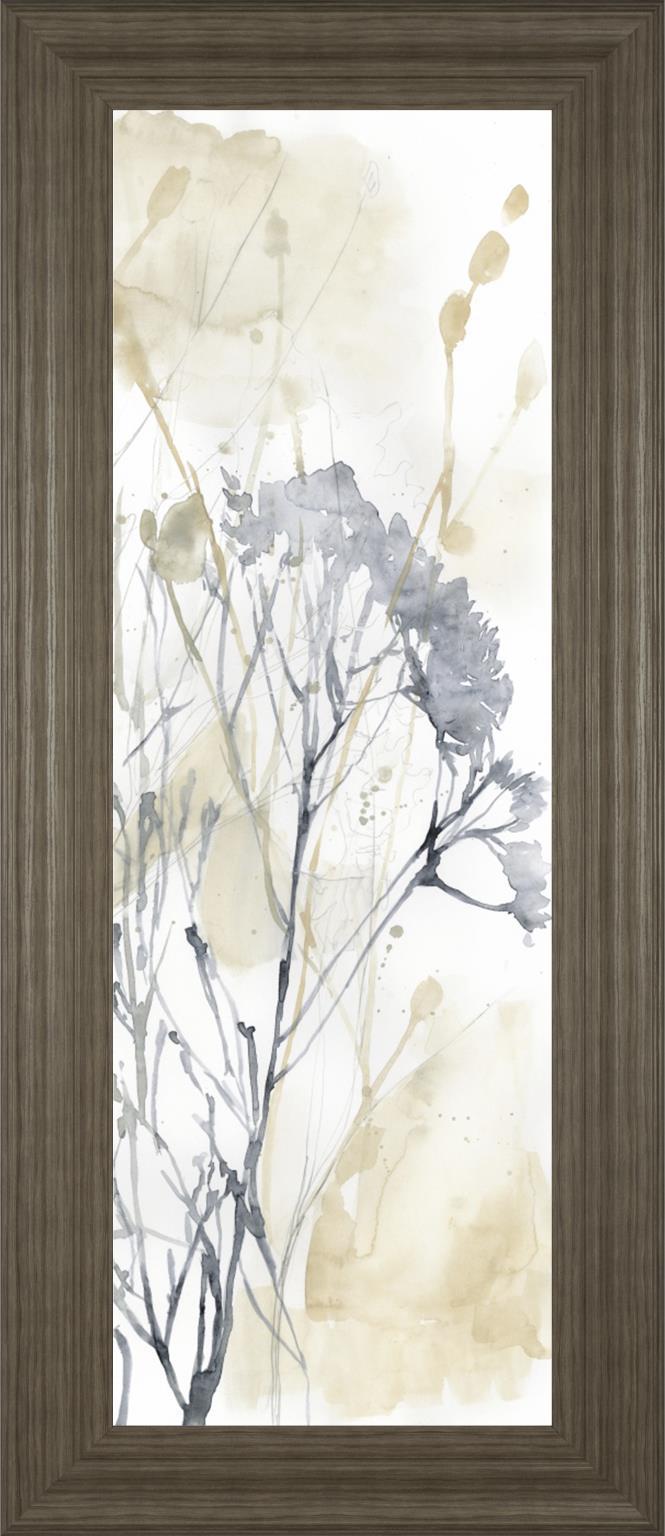 18x42 Wildflower Line Contour II By Jennifer Goldberger - Beige