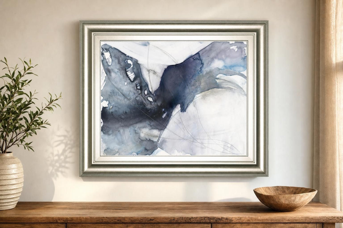 22x26 Agate Wave I By Jennifer Goldberger - Dark Gray