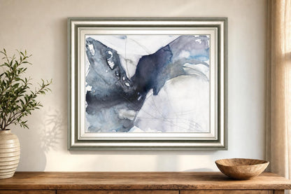 22x26 Agate Wave I By Jennifer Goldberger - Dark Gray