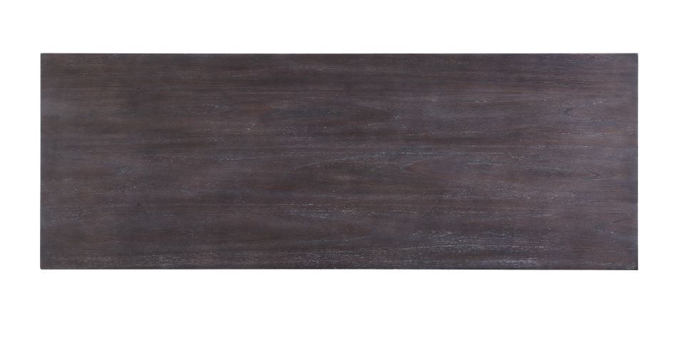 Evangeline - Counter Height Table - Salvaged Brown & Black