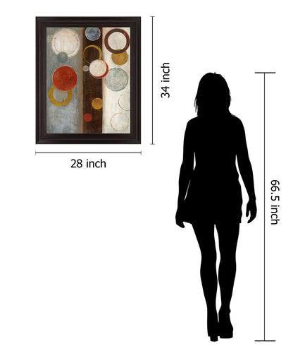 Retro Orbit - 28" x 34" Framed Wall Art