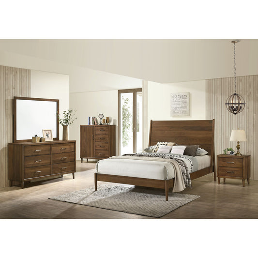 Malibu - 2-Drawer Nightstand - Walnut