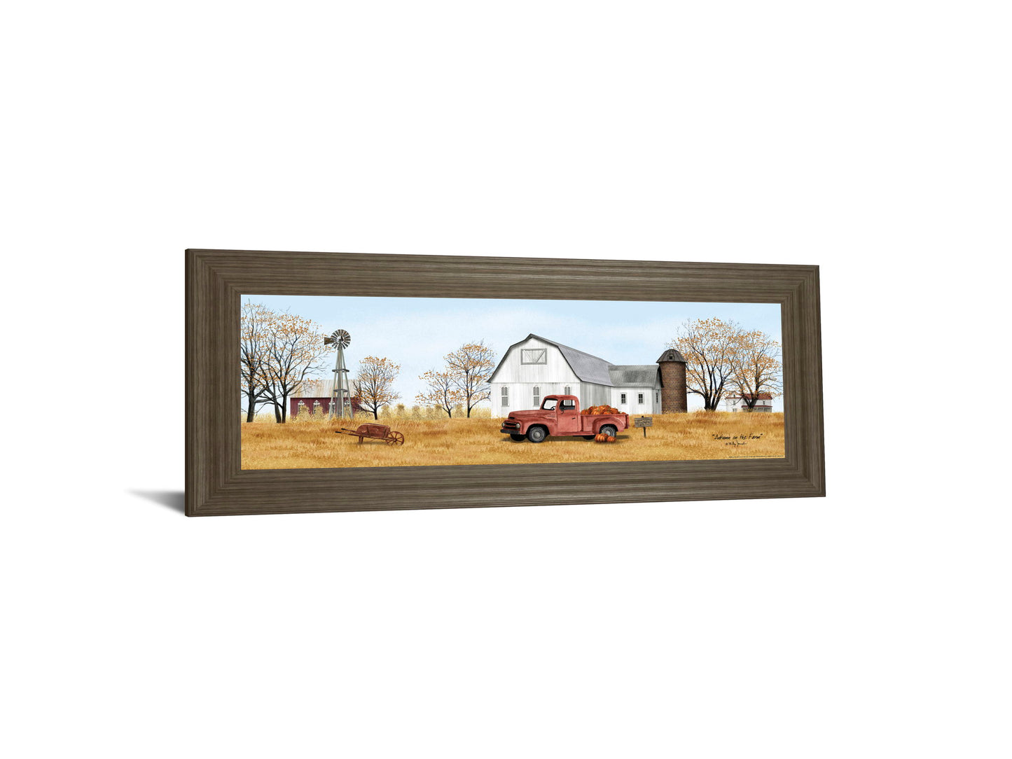 Autumn On The Farm By Billy Jacobs - Light Brown