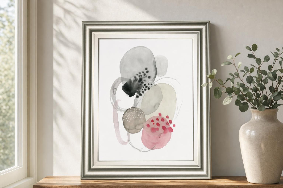 22x26 Strawberry Punch II By Grace Popp - Silver