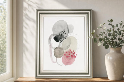 22x26 Strawberry Punch II By Grace Popp - Silver