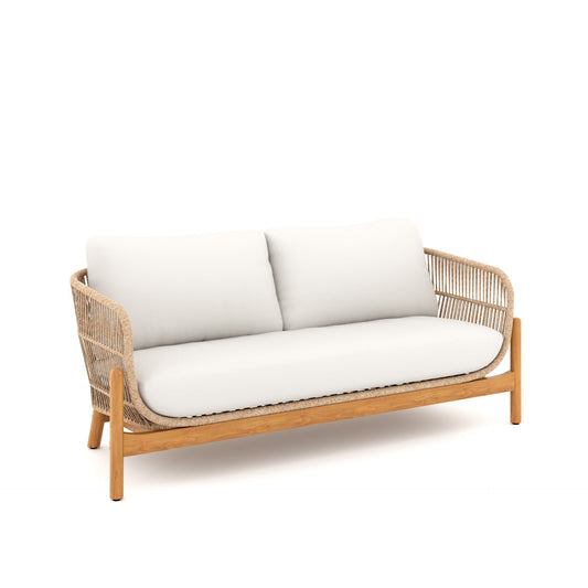 Solstice - Rope Loveseat - Linen Beige