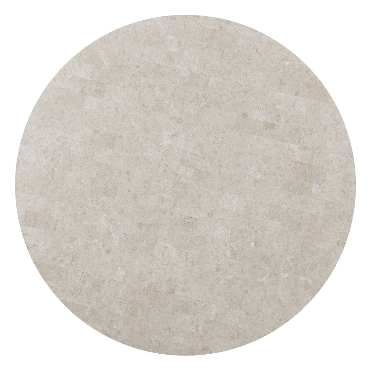Rufina - Round Dining Table With Marble Top - Natural Marble Top & Walnut
