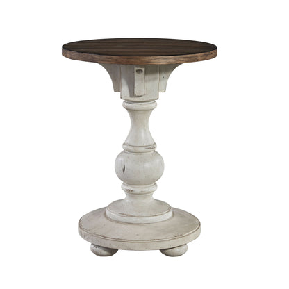 Morgan Creek - Chair Side Table - White