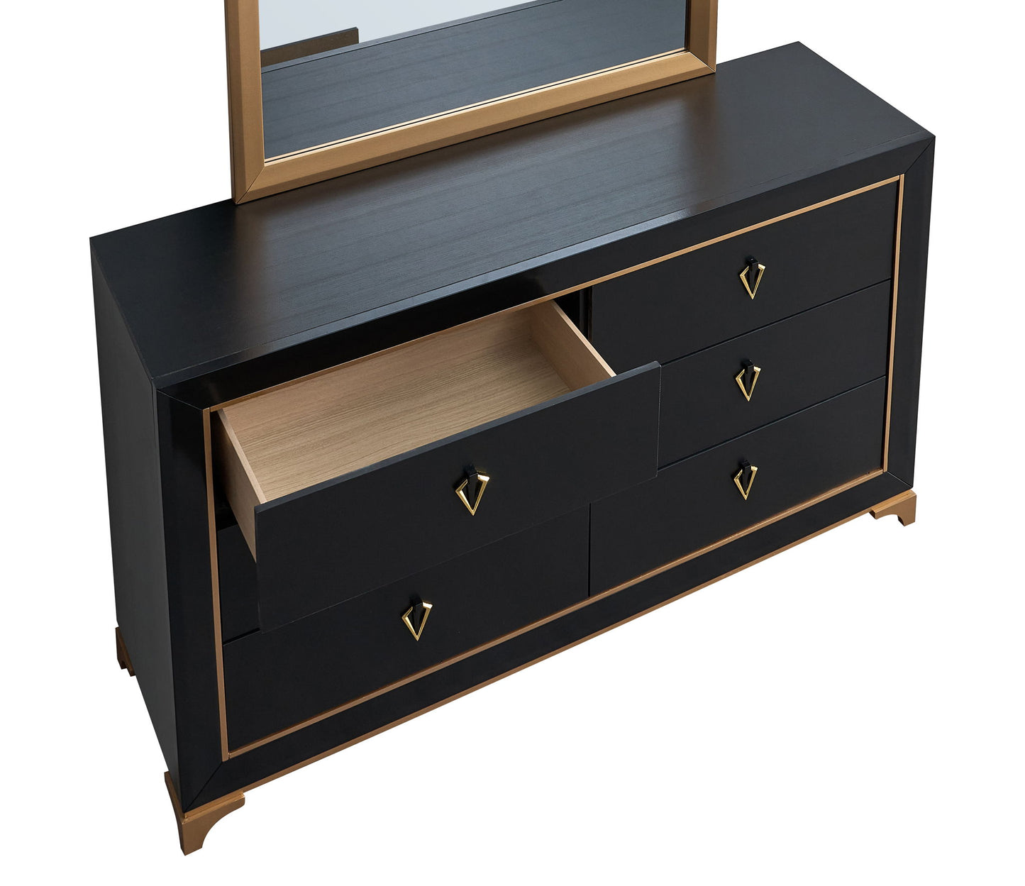 Kramer - Dresser - Black / Gold