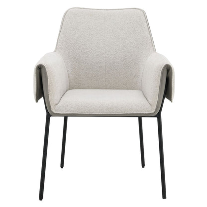 Jirina - Arm Chair Set of 2) - Beige Chenille