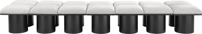 Pavilion - 14 Piece Modular Bench With Black Base