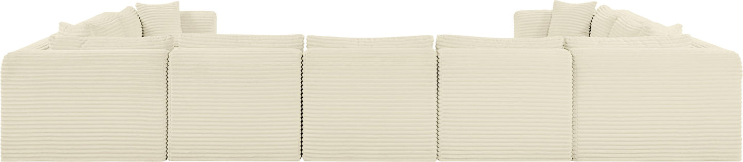 Shaggy - 9 Piece Modular U-Shaped Sectional