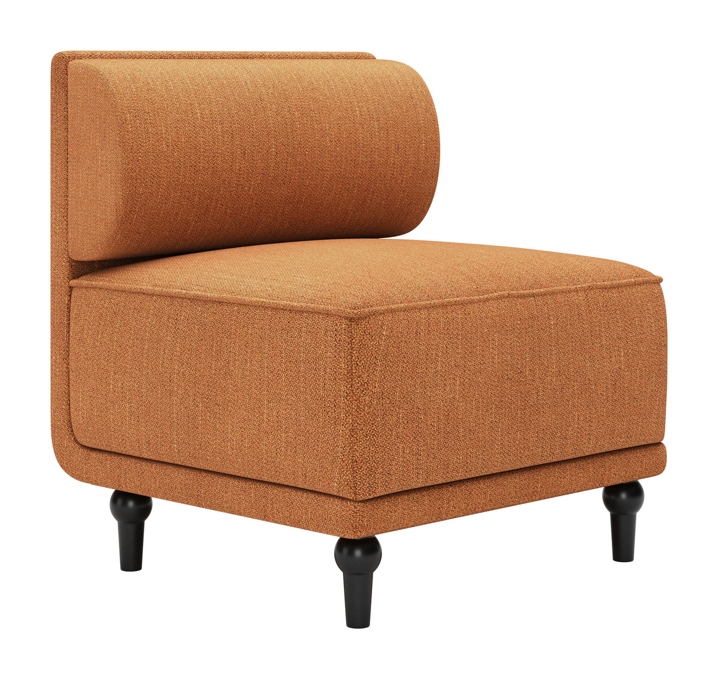 Malben - Middle Chair - Brown