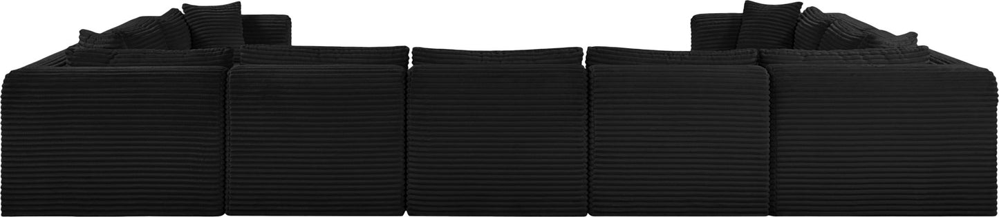 Shaggy - 9 Piece Modular U-Shaped Sectional