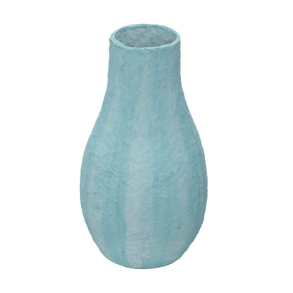 Cotton Mache - Blue Vase - Cloudy