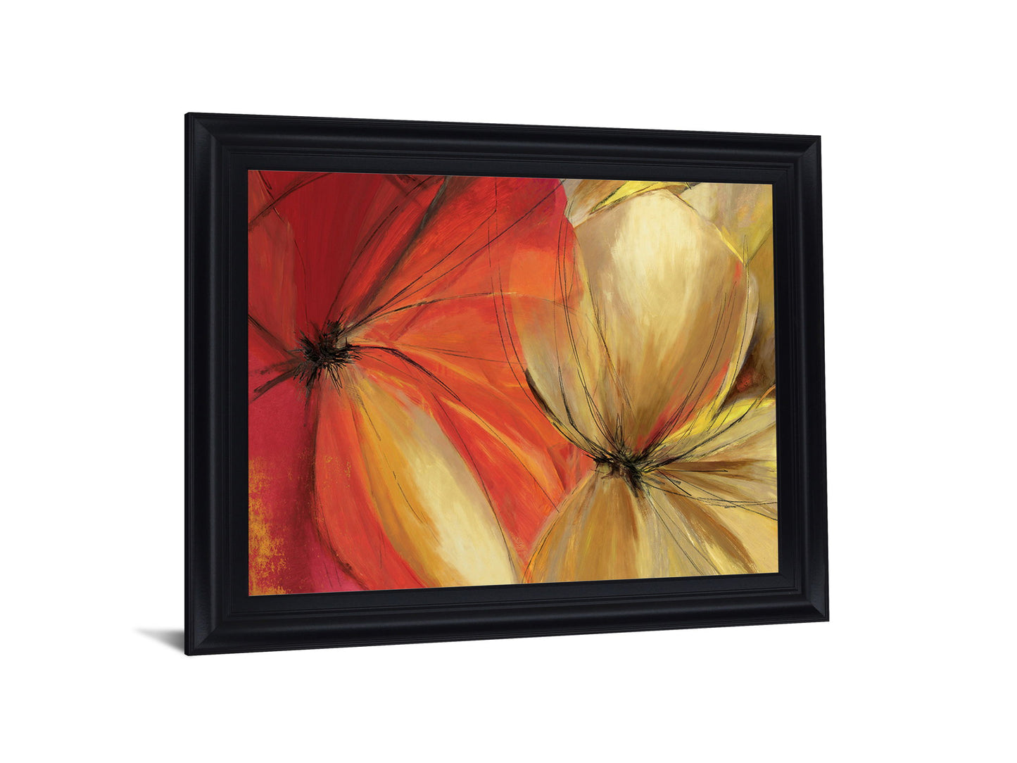 Radiant Petal Whisper - 28" x 34" Framed Wall Art