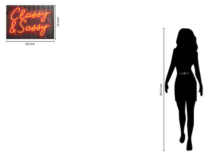 Neon Classy & Sassy - Orange