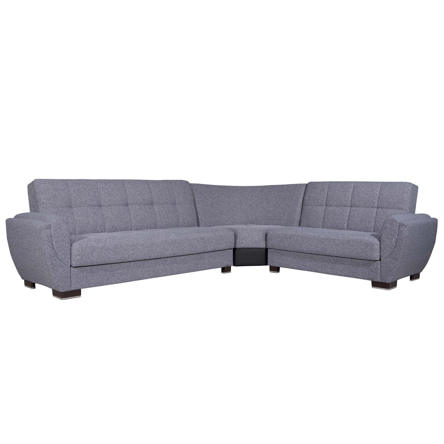 Ottomanson Armada Air - Upholstered Convertible Sectional With Storage - Polyester