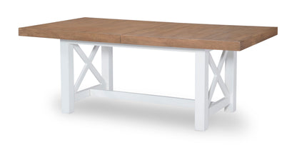 Franklin - Complete Trestle Table - Light Brown