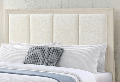 Mariah - 5 Piece Queen Bedroom Set (Bed, Dresser & Mirror, Nightstand, Chest) - Beige
