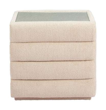 Soffice - Nightstand - Beige