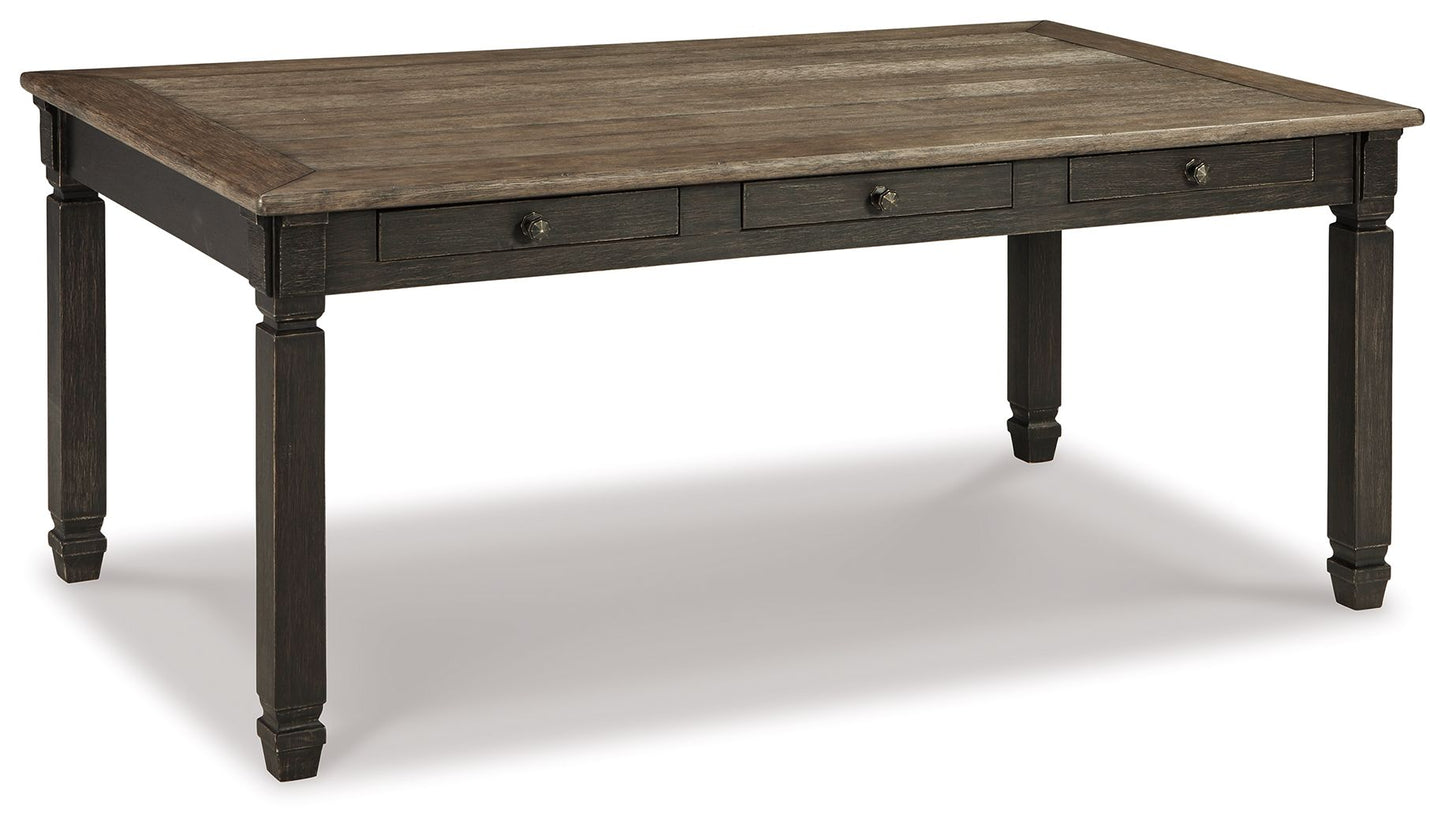 Tyler Creek - Rectangular Dining Room Table - Black / Gray