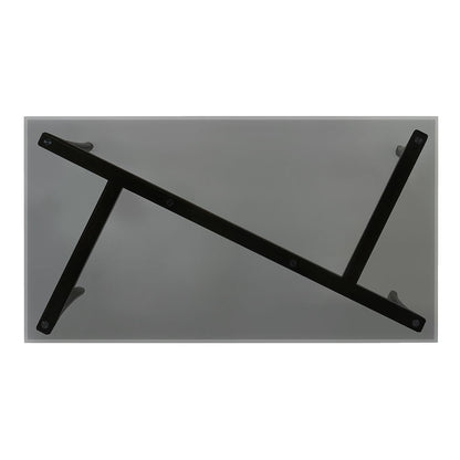 Danzel - Dining Table With Glass Top - Vintage Oak