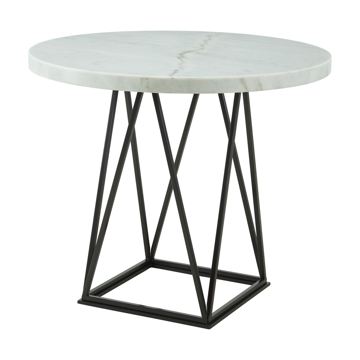 Riko - Round Counter Height Dining Table - White